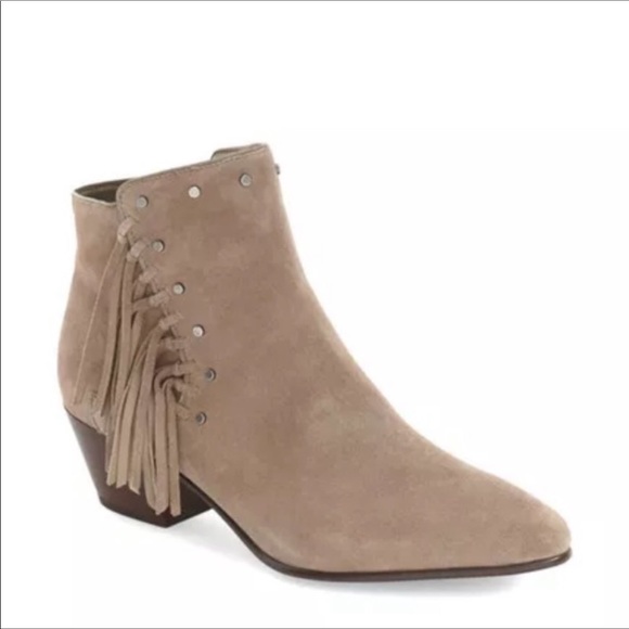 Nwt Sam Edelman Rudie Studded Fringe 